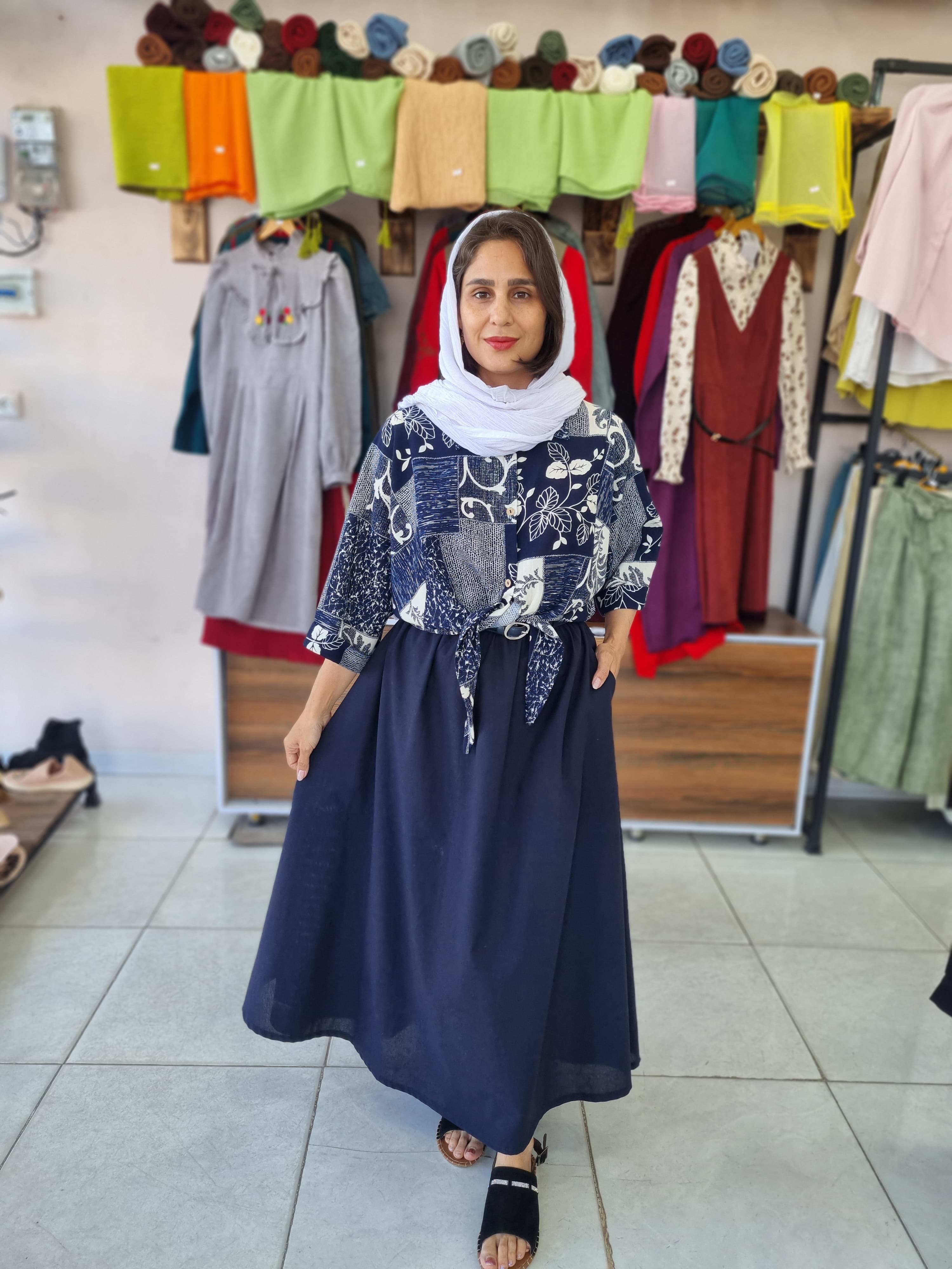 ست شومیز و دامن