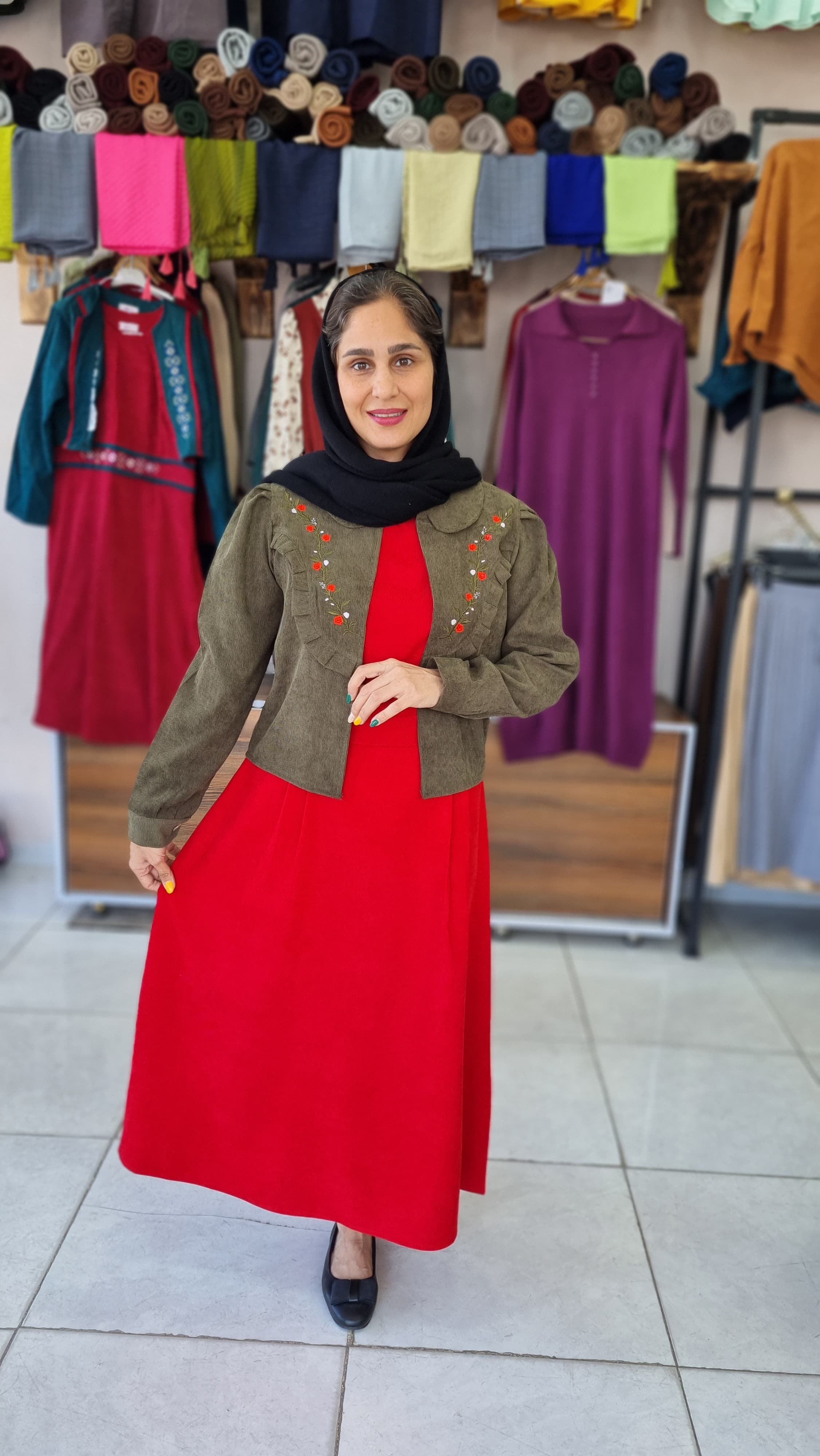 کت و سارافون یلدایی شقایق