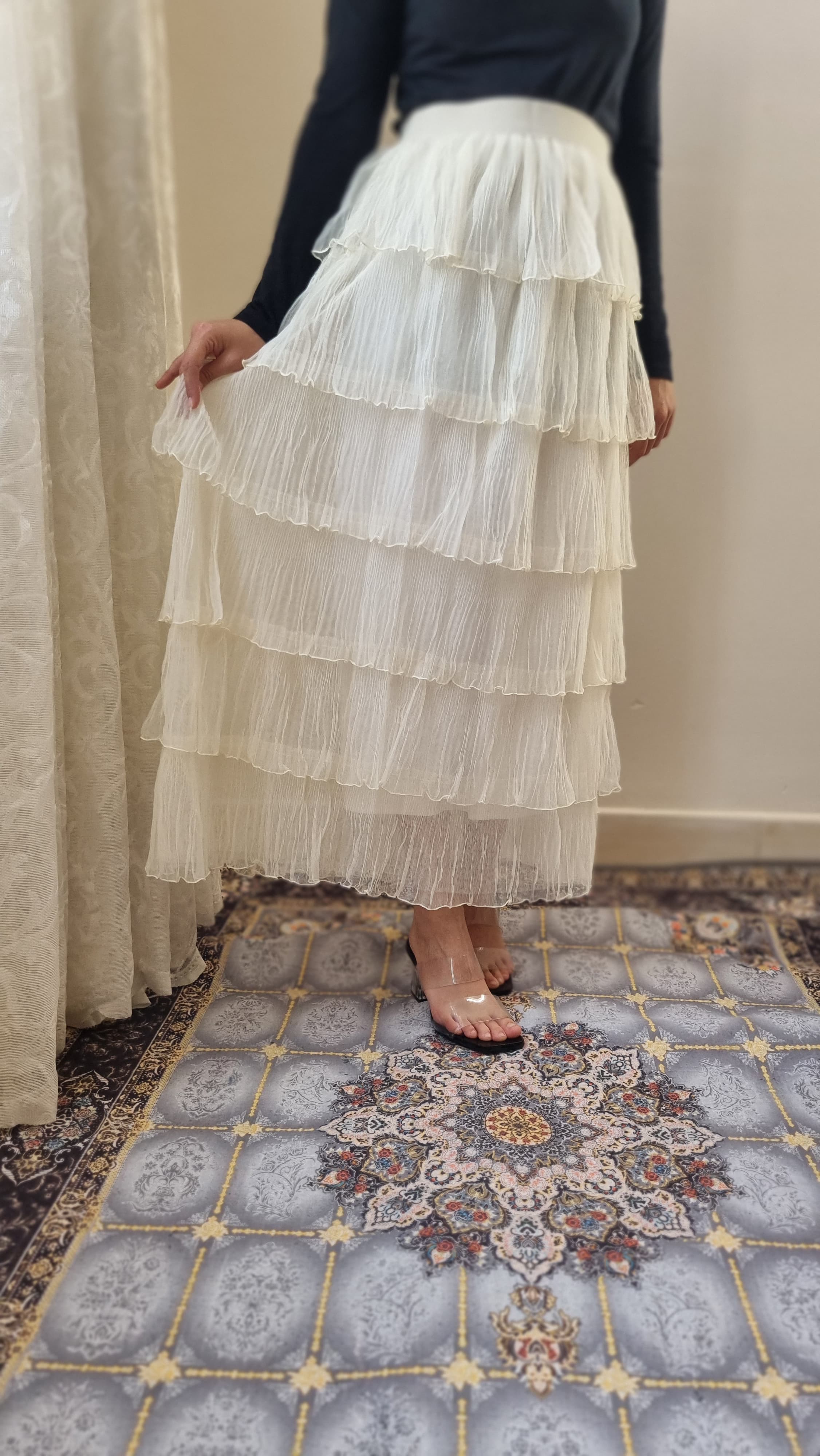 دامن تور طبقه ای